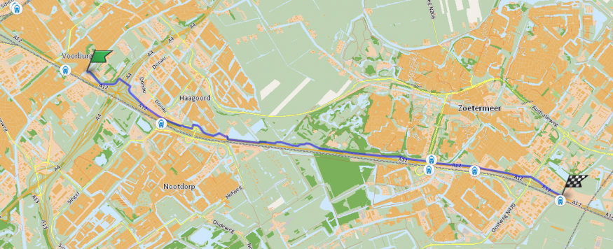 Snelfietsroute Den Haag - Zoetermeer